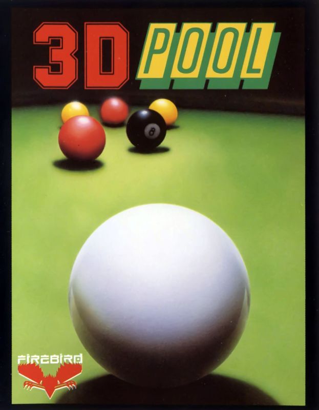 3D Pool box art for Commodore 64